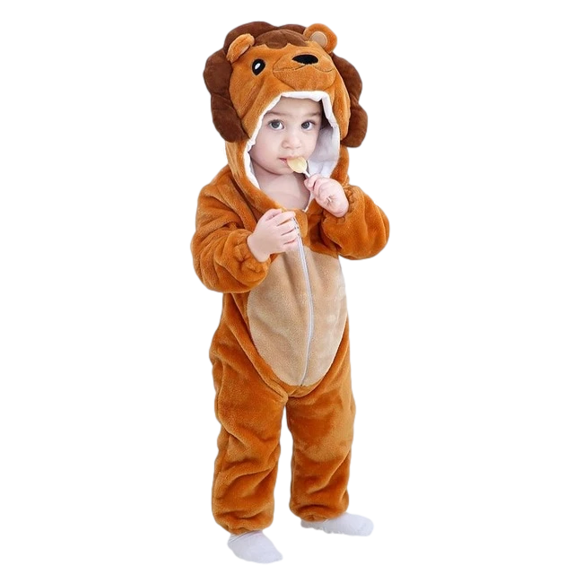 combinaison pyjama lion bebe