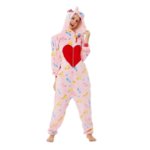 petit pyjama rose forme de licorne