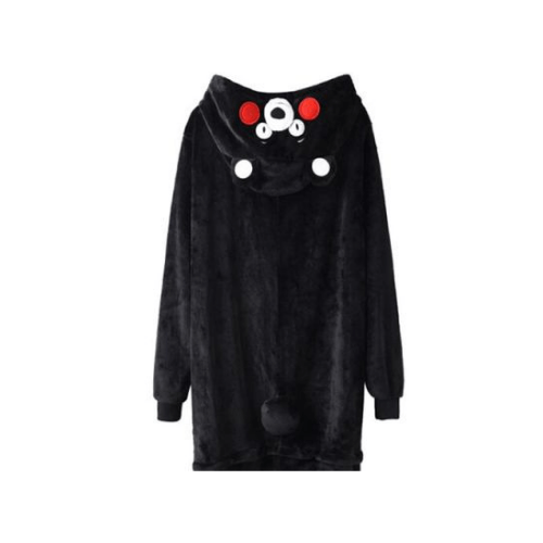 pyjama ours noir de dos