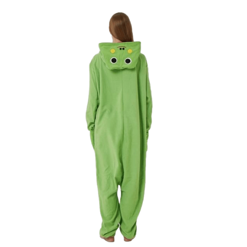 combi pyjama verte grenouille