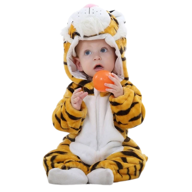 combinaison pyjama bebe garçon tigre