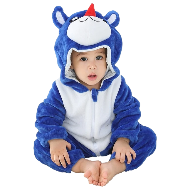 pyjama ours bleu pour bebe