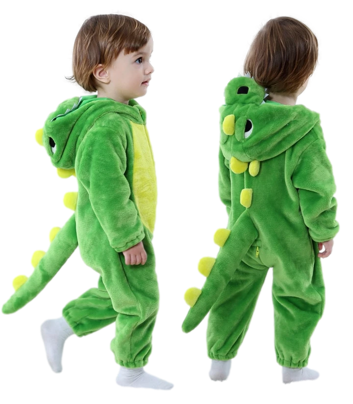 deguisement dinosaure vert enfant