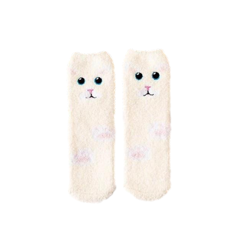 chaussettes douces chaton