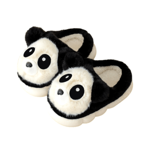 chausson doux panda