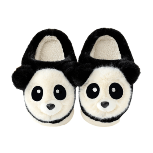 Panda – Chausson en Cuir Souple