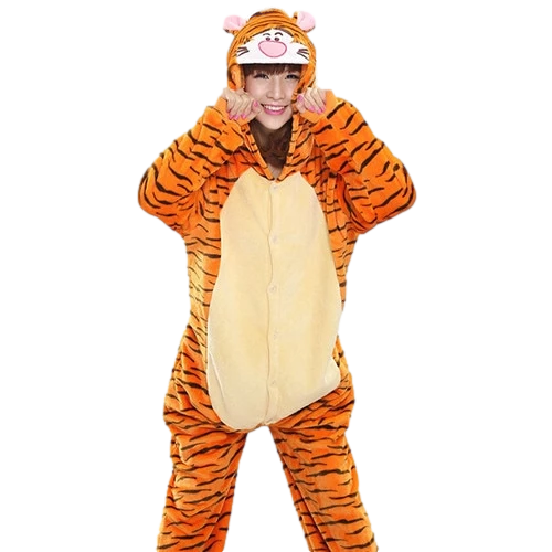 combinaison pyjama de tigre