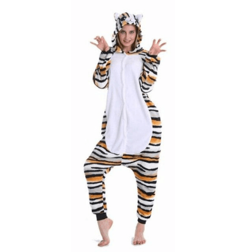 pyjama combinaison chat adulte