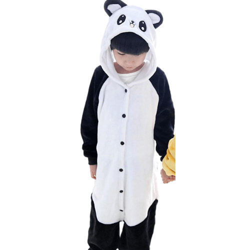 pyjama combinaison panda blanc