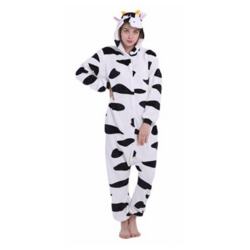 combinaison pyjama vache pour adulte
