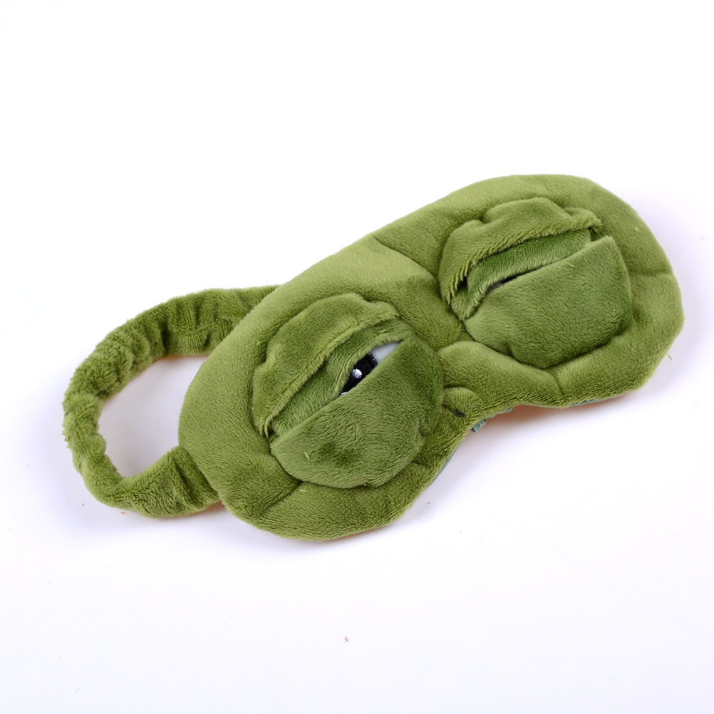 masque de sommeil grenouille 3d