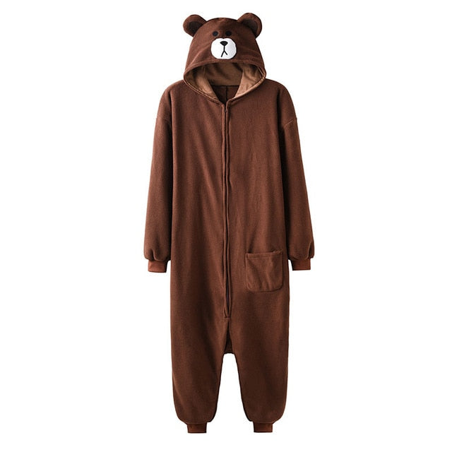 combinaison pyjama ours pour femme