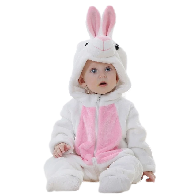 Combinaison Pyjama lapin blanc
