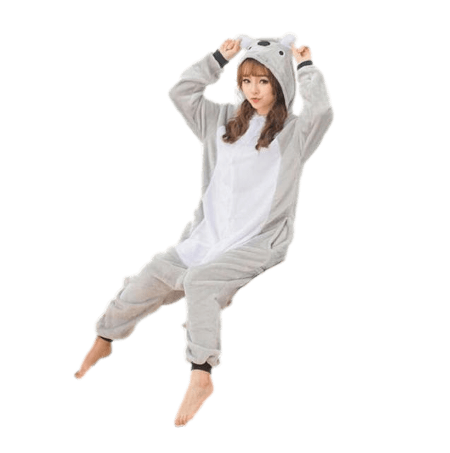 Combinaison Pyjama Léopard Fille