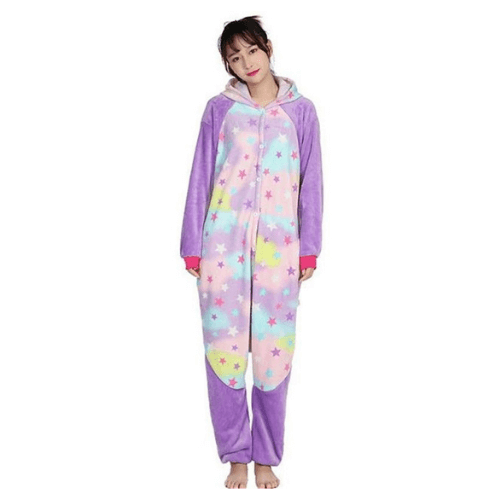 pyjama combinaison panda etoiles