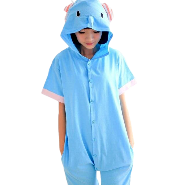 pyjama combinaison elephant bleu